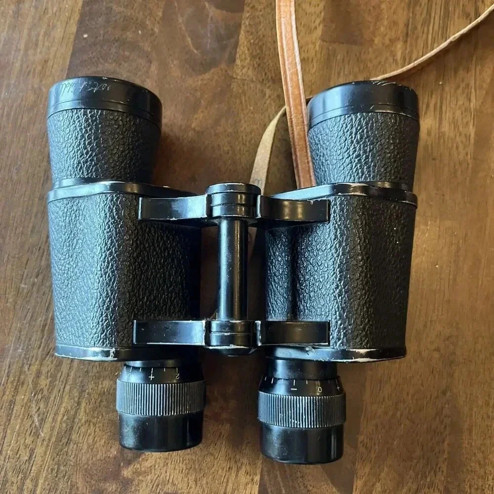 Vintage Three Star Binoculars 7 X 35 Model No. 65044 Made In Japan J-B80 6.5